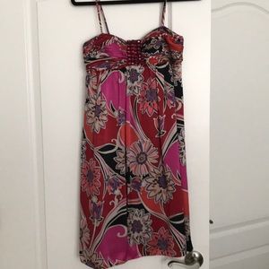 Floral cocktail dress